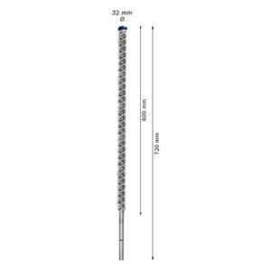 Broca SDS Max 8X-32 x 600 x 720mm BOSCH-2608.900.256-000