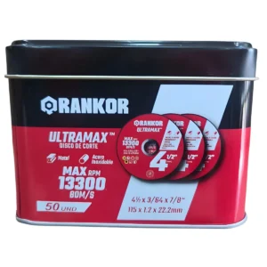 Disco de corte para metal 4 1/2 x 3/64 x 7/8 (50 unds) RANKOR-RCW9111501