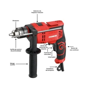 Taladro Percutor 750W 13mm RANKOR-RID7501301