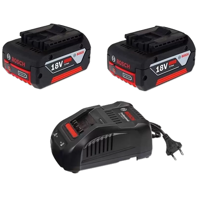 Combo BOSCH GWS 18V-8 + GBH 180-li + 2 Bat 4Ah + Cargador - Imagen 4