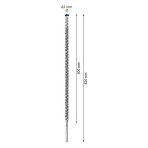 Broca SDS Max 8X-32 x 800 x 920mm BOSCH-2608.900.257-000