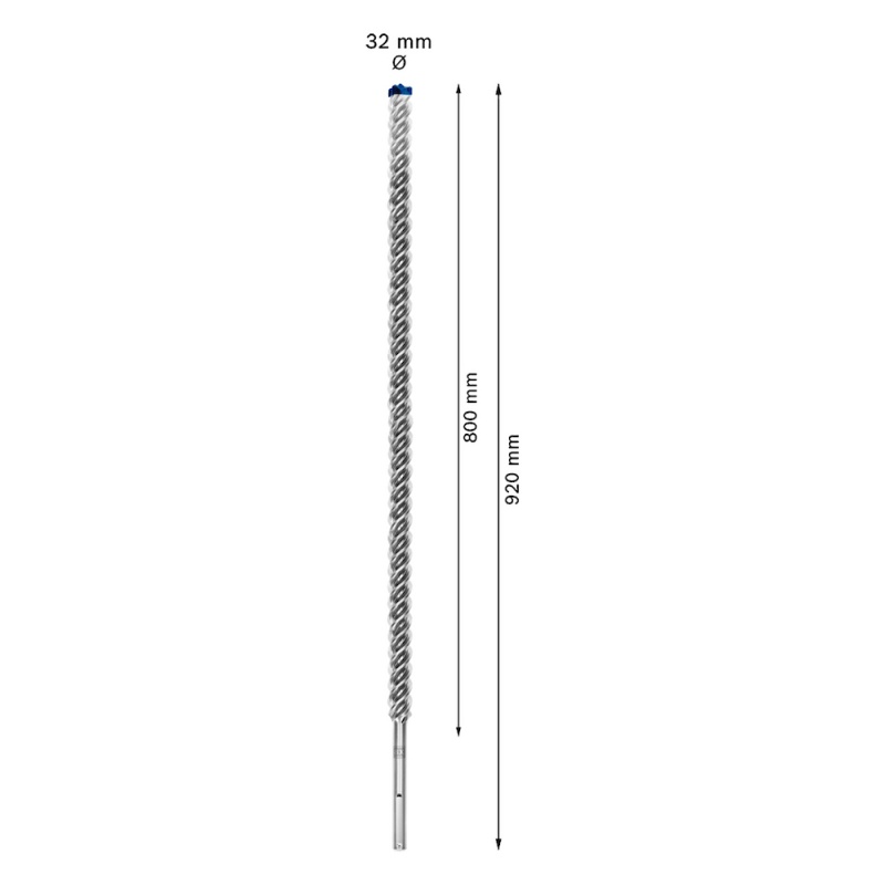 Broca SDS Max 8X-32 x 800 x 920mm BOSCH-2608.900.257-000 - Imagen 2