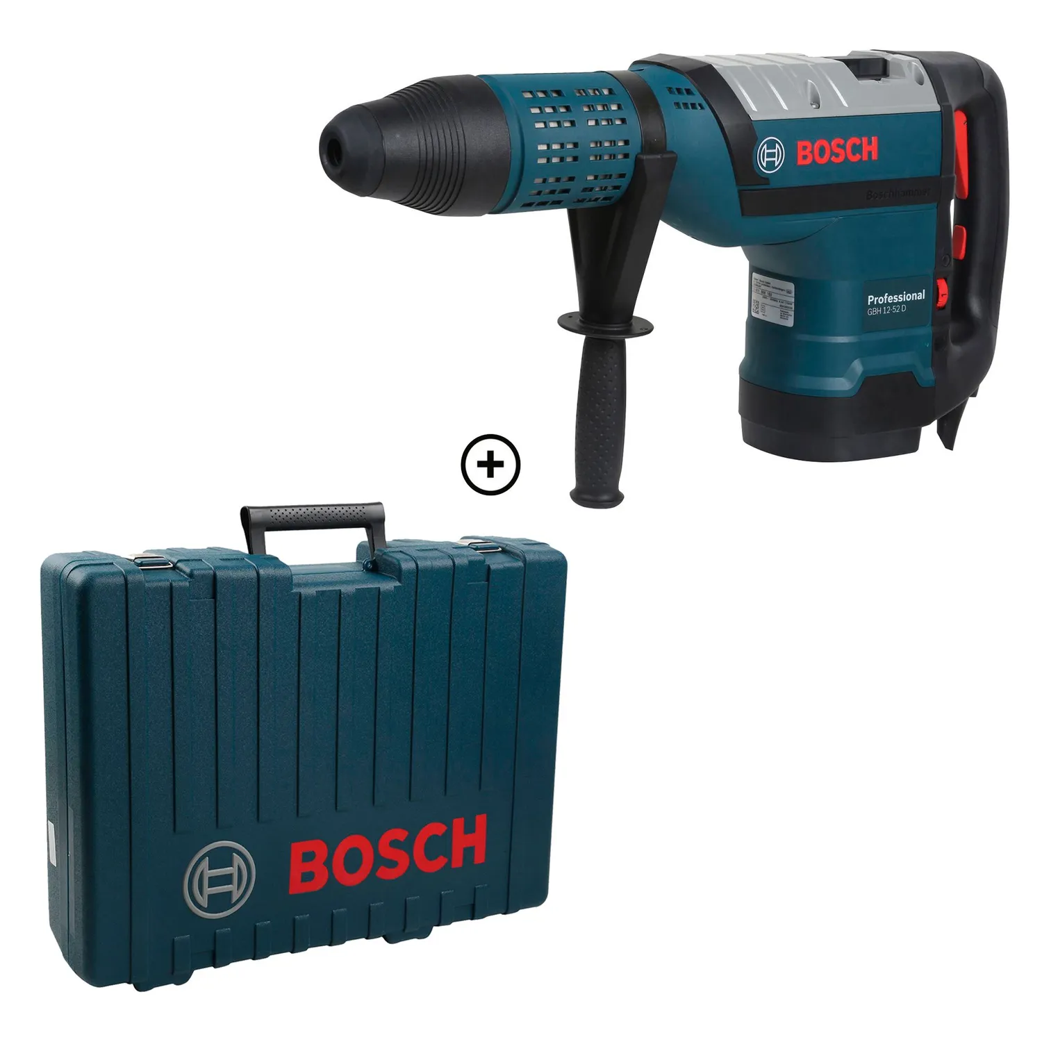 Rotomartillo GBH 12-52 D SDS Max 1700W 19J BOSCH-0611.266.1E0-000 - Imagen 3