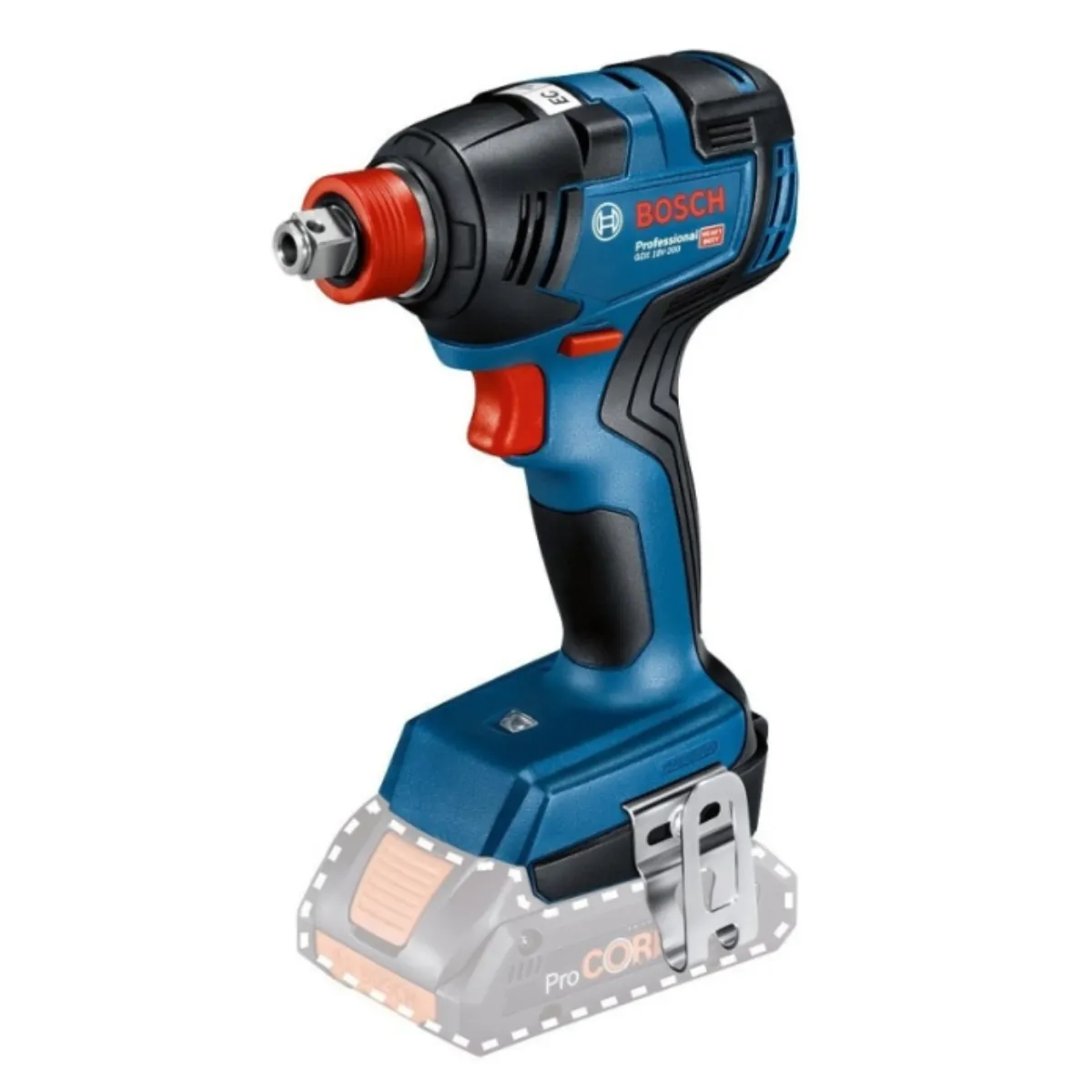 Combo BOSCH GDX 18V-200 + GSB 18V-90 C + Kit Baterias y Cargador 18v 4Ah - Imagen 3