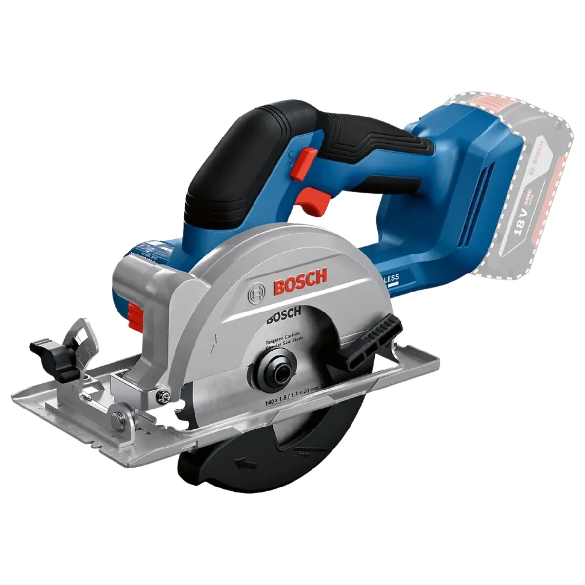 Combo BOSCH GBH 187-LI + GKS 18V-51 + Bateria 8Ah y Cargador - Imagen 3