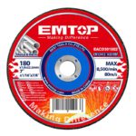Caja de 25 Discos de Corte 7 x1/16 Emtop EACD301802 Para Metal e Inox