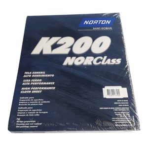 Paquete de 25 Lijas Para Metal K200 Norton 9 x 11 Grano 100
