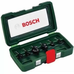 Set 6 Fresas V?stago 1/4" HM Bosch 2607.019.462-00