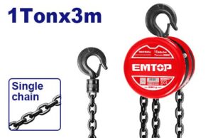 Tecle de Cadena para 1 Toneladas Industrial ECBK110 EMTOP