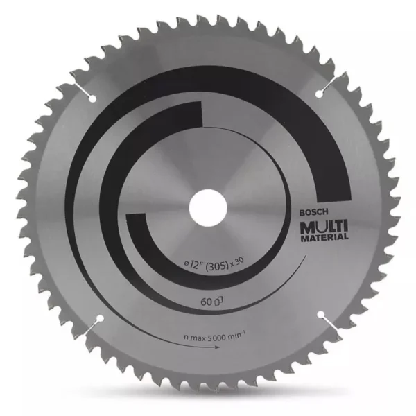 Disco p/ingleteadora p/madera 12" x 60 dientes multimaterial  - 2608.640.981-000 BOSCH