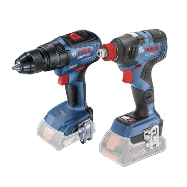 Taladro Percutor 1/2" GSB 18V-50 + Llave de Impacto 1/2" GDX 18V-200 18V Brushless - 0601.9J2.2E1-000 BOSCH - Imagen 2