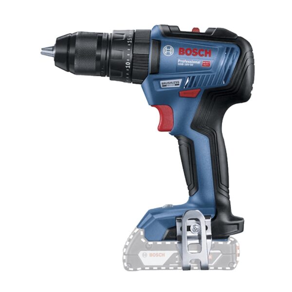 Taladro Percutor 1/2" GSB 18V-50 + Llave de Impacto 1/2" GDX 18V-200 18V Brushless - 0601.9J2.2E1-000 BOSCH - Imagen 5