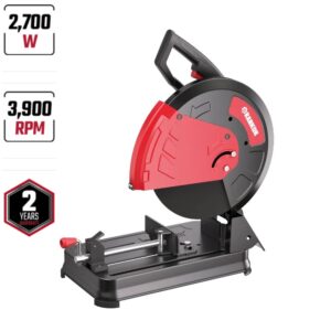 Tronzadora 14" 2700 W RCS270001 + 10 Discos de corte 14" p/metal RANKOR + 2 guantes de cuero reforzado