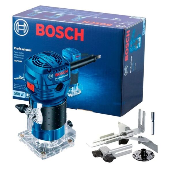 Combo BOSCH Sierra circular portátil GKS 150 + Sierra Caladora GST 680 + Fresadora GKF 550 - 0615.A00.2HL-000 - Imagen 4