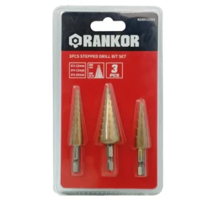 Set de brocas Escalonadas x 3 Pzs RDB910301 RANKOR