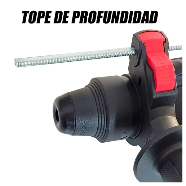 Martillo perforador 800W SDS-PLUS + Accesorio + 1 broca SDS PLUS 1/2" X 8" X 10" RHD80001KIT RANKOR - Imagen 4