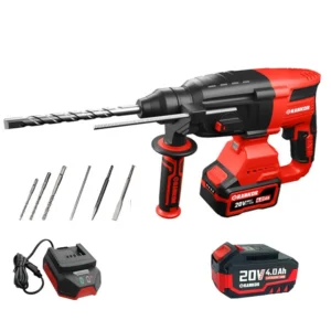 Rotomartillo inalámbrico SDS-Plus 3.2 J/ 20vx2.0ah Lion/MP/Brushless RLHD20001 RANKOR