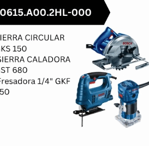 Combo BOSCH 3 en 1 - GKS 150 + GST 680 + GKF 550