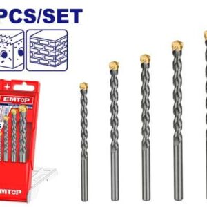set de 5 brocas para concreto