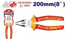 Alicate Universal Aislado 8" 1000 voltios Emtop EPLRC0831