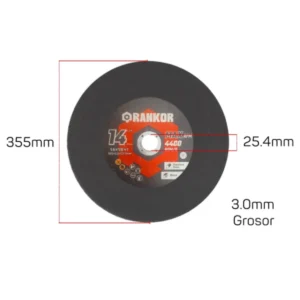 Disco Abrasivo de Corte 14″ (5 Unds) RANKOR-RCOW03551