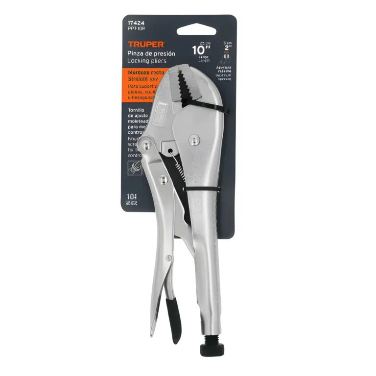 Alicate de Presión Punta Recta 10" Truper 17424