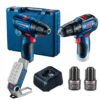 Combo BOSCH GSB 12V-30 + GSB 120-LI + GLI 12V-330