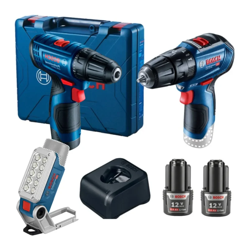 Combo BOSCH 12v GSB 12V-30 + GSB 120-LI + GLI 12V-330