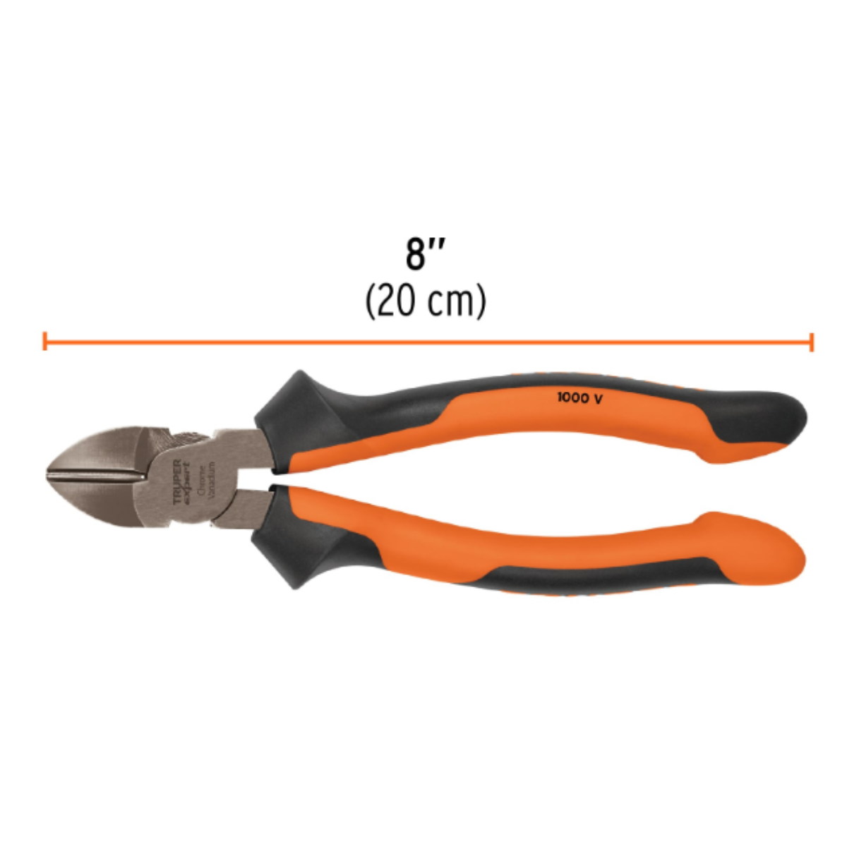 Alicate de Corte Diagonal 8" Alta Palanca Comfort Grip-EXPERT 102428 - Imagen 4