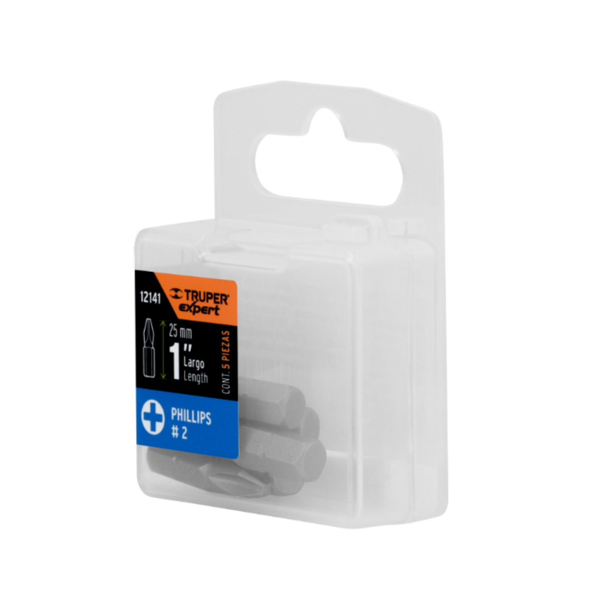 Estuche con 5 Puntas de Cruz PH2 1"-TRUPER EXPERT 12141 - Imagen 5