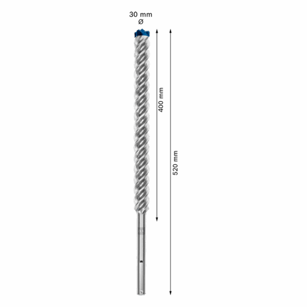 Broca SDS Max 8X-32 x 400 x 520mm BOSCH 2608.900.255-000 - Imagen 2