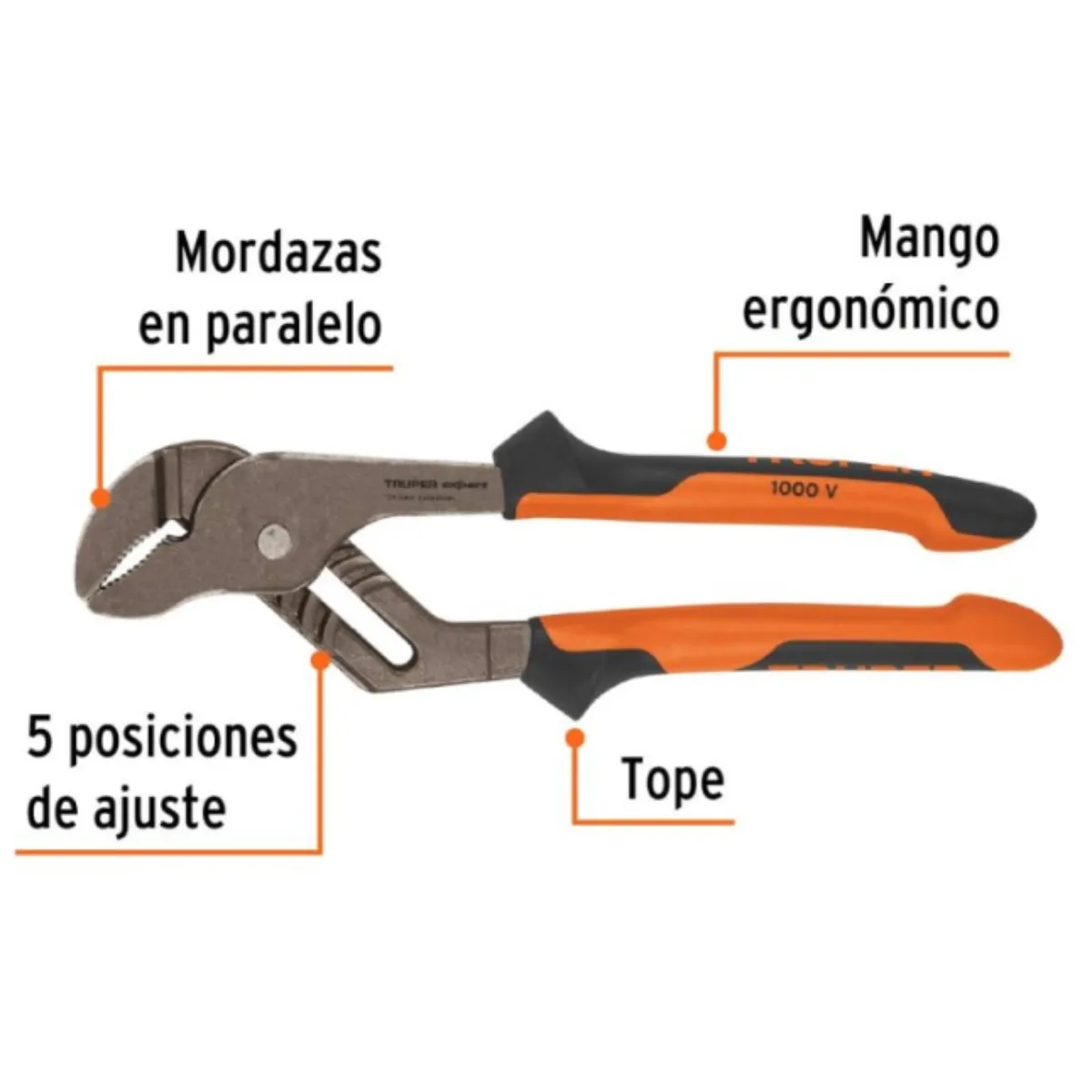Alicate Pico de Loro 10" Aislado TRUPER 13068 - Imagen 3