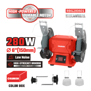 Esmeril de Banco 6″ 280W 3450RPM RANKOR RBG280601