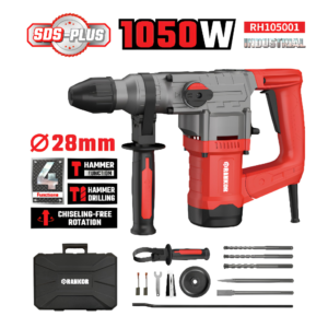 Rotomartillo SDS Plus 1050W 4.5J 900RPM 4300BPM RANKOR RH105001
