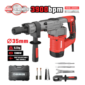 Demoledor Eléctrico 1300W 20J 3900BPM RANKOR RDB130001