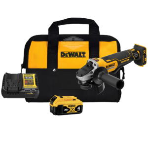 Amoladora Angular 5" 20V MAX XR Brushless 9000 RPM + Batería 4Ah + Cargador DeWalt DCG413M1-B2