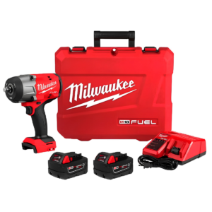 Llave de Impacto Alto Torque 1/2″ M18 FUEL Brushless 2170 Nm + 2 Baterías 5Ah y Cargador Milwaukee 2967-259