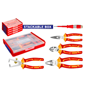 Juego de Herramientas Manuales Aisladas 1000V 5 Piezas con Estuche EMTOP EHTSV01P05