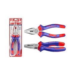 Alicate de Electricista 7"/180mm 2 colores EMTOP EPLRC0711